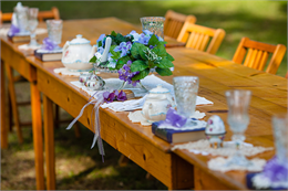 Villa Wedding Table Setting